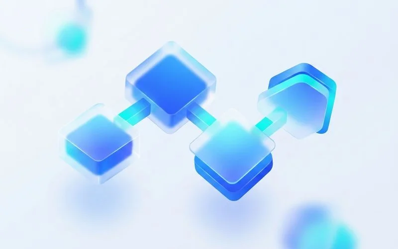 4-step workflow diagram (URL → caption → outline → article), editorial infographic