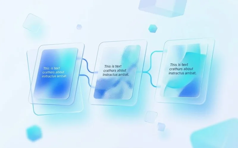 Style preset comparison panel showing 3 outputs of same prompt, editorial UI mockup